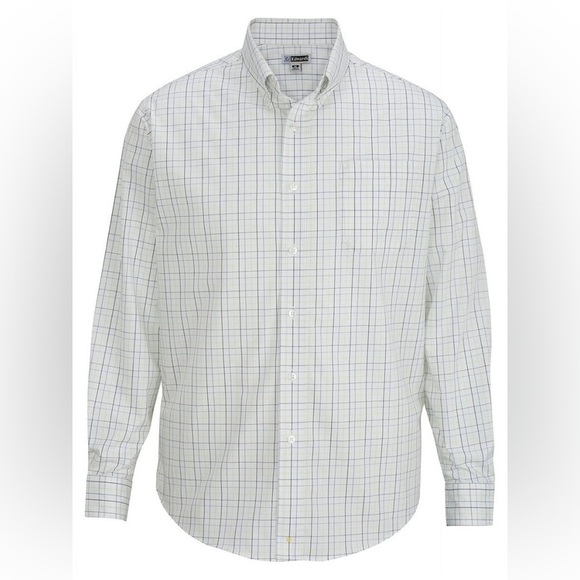 Edwards Other - NWOT Edward’s Long Sleeve Oxford Shirt, Size 4XLT, Plaid